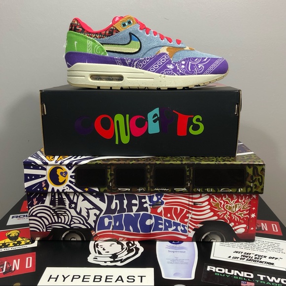 Nike x Concepts Air Max 1 SP "Far Out" Special Box ☮️✌️ - Picture 7 of 7
